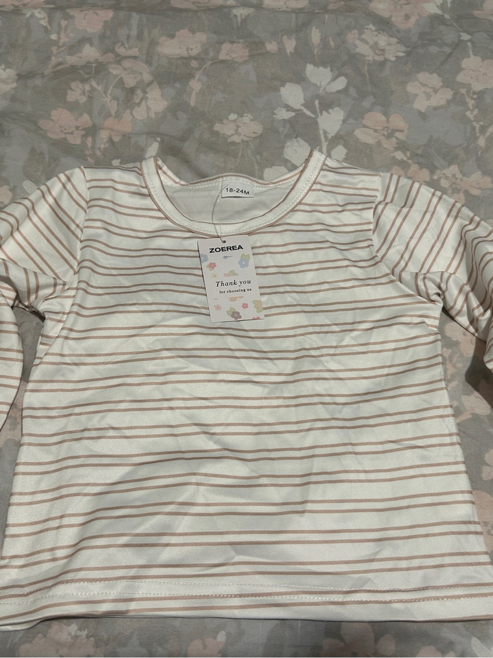 NWT Toddler Long Sleeve Striped Top